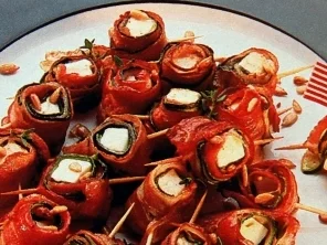 Schafskäse Spieße - Rezept