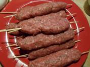Rinderhackspieße - Rezept