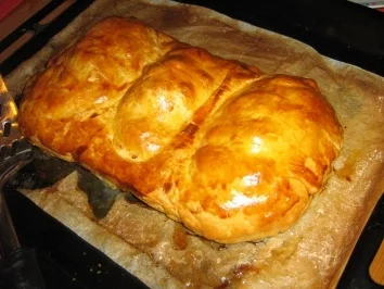 Hähnchenbrust mit Pfifferlingen in Blätterteig - Rezept - Bild Nr. 15