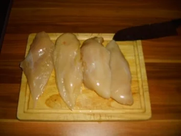 Hähnchenfilet mit Rahmpfifferlingen und Blattspinat - Rezept - Bild Nr. 2