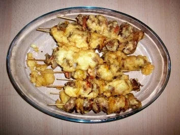 Backfisch-Schaschlik - Rezept