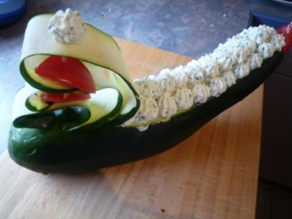 Bilder für Zucchini gefüllt Rezept