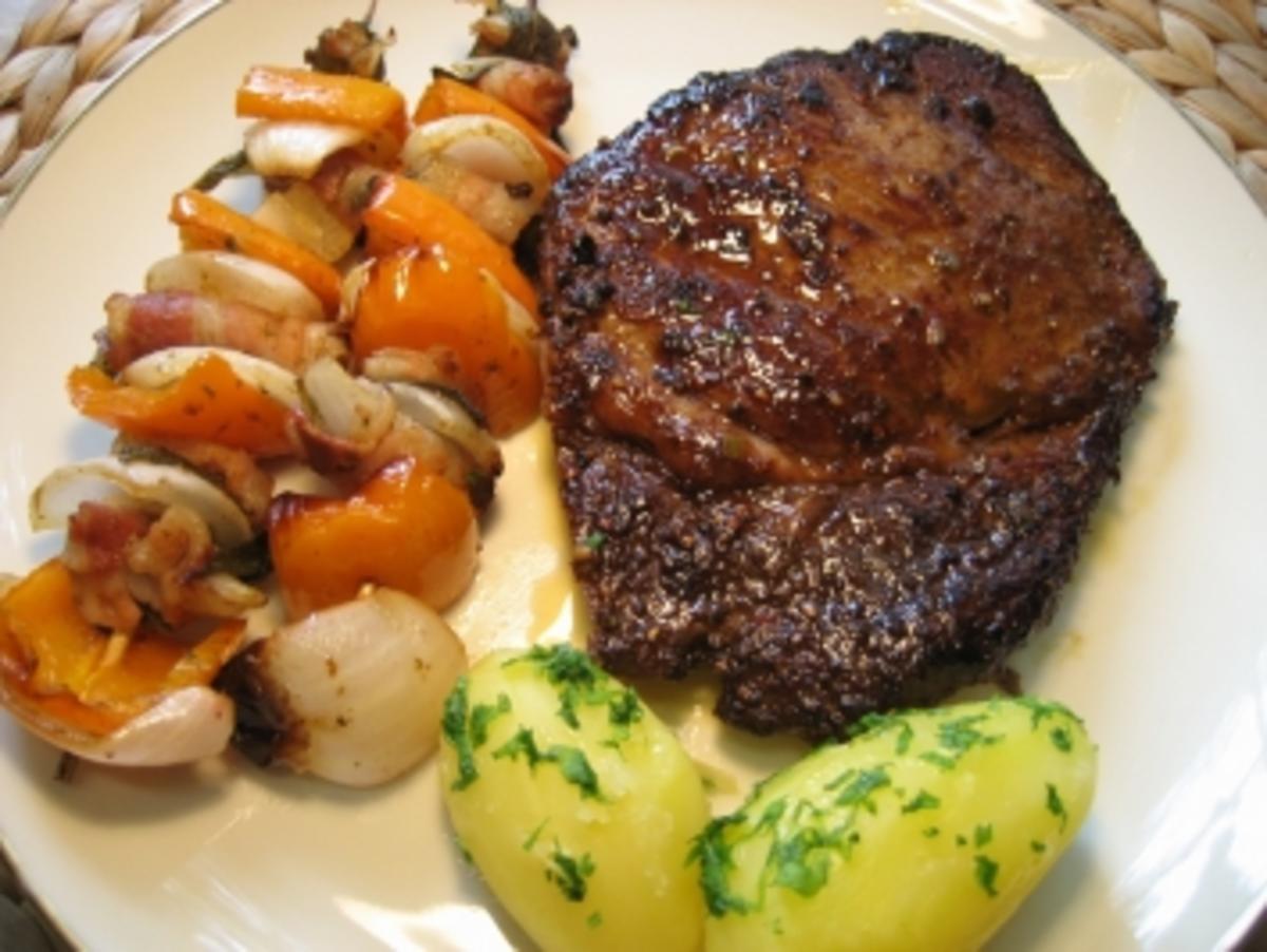 Salbei-Spießchen zum Sonntags-Steak - Rezept - Bild Nr. 5