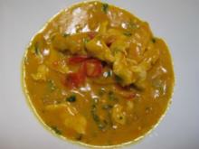 Hähnchen-Curry mit frischem Naan - Rezept