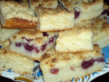 Sauerkirsch-Apfel-Kuchen mit Streusel - Rezept - Bild Nr. 21