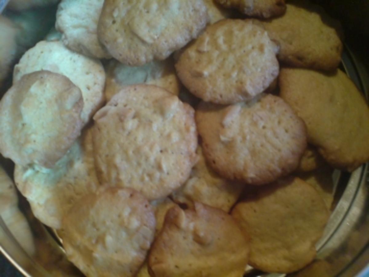 Kekse / Plätzchen - Peanut Cookies - Rezept - Bild Nr. 6