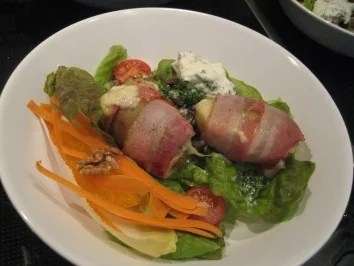 Rezept: Speckkartoffeln mit Raclettekäse überbacken Speckkartoffeln mit Raclettekäse überbacken - Rezept