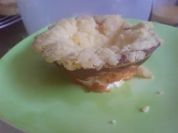 Muffins "Käsekuchen mit Streuseln" - Rezept