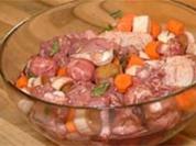 Coq au vin vom Hühnerschlegel - Rezept