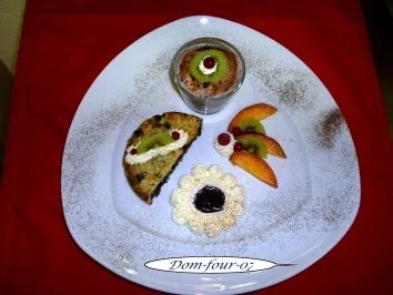 Dreierlei von der Heidelbeere   gebacken, mit Schaum, pürierte , - Rezept - Bild Nr. 3