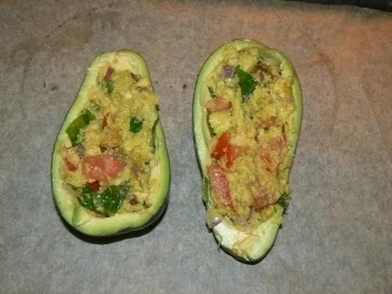 überbackene Avocado mit Garnelenspieß - Rezept - Bild Nr. 5