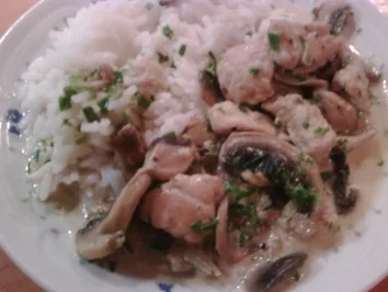 Hähnchengeschnezeltes nach Jägerart - Rezept