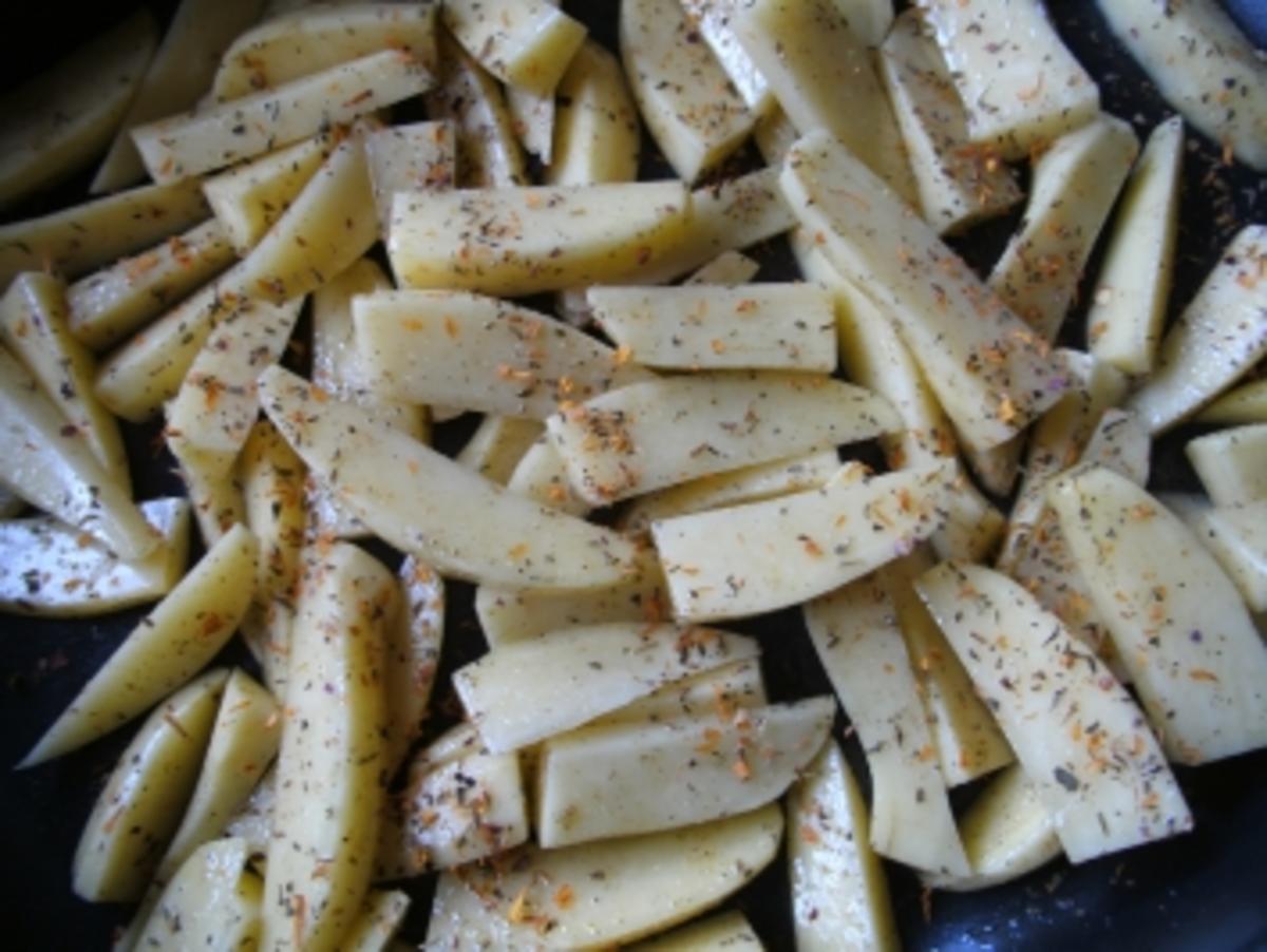 Kartoffel - Spalten aus dem Backofen - Rezept - Bild Nr. 2