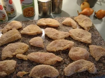 Rezept: Sahneschnitzel Bild Nr. 3 Sahneschnitzel - Rezept - Bild Nr. 3