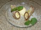 Bananen-Nutella Crepe an Vanilleeis - Rezept