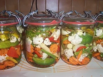 Rezept: Mixed Pickles Bild Nr. 3 Mixed Pickles - Rezept - Bild Nr. 3