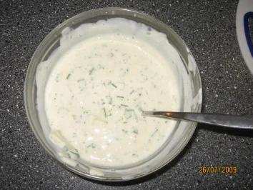 Joghurt Kräuter Soße - Rezept