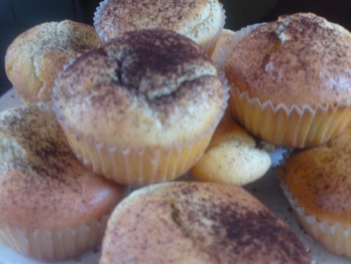 Muffins mit Nougatstückchen - Rezept