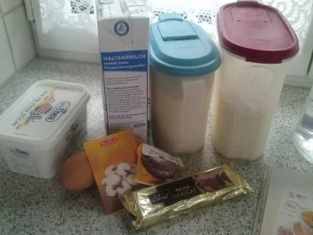 Muffins mit Nougatstückchen - Rezept - Bild Nr. 2