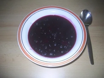 Rezept: Vegetarisch - Blaubeersuppe Vegetarisch - Blaubeersuppe - Rezept