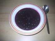 Vegetarisch - Blaubeersuppe - Rezept