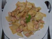 Krautfleckel mit Kassler - Rezept