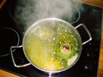 Roastbeef auf Artischockenblätter mit gemischtem Salat - Rezept - Bild Nr. 4
