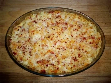 Nudel - Peperonata - Auflauf - Rezept