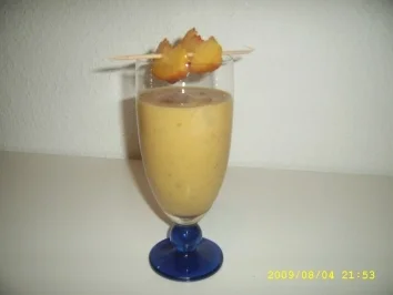 Pfirsich - Basilikum - Drink - Rezept