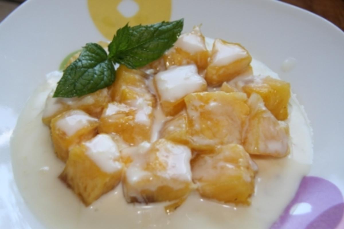 Honig-Ananas - Rezept