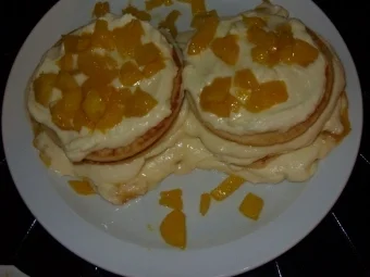 Rezept: Süßer Mini-Pfannkuchen-Turm Bild Nr. 8 Süßer Mini-Pfannkuchen-Turm - Rezept - Bild Nr. 8