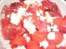 Salziger Wassermelonen - Salat - Rezept