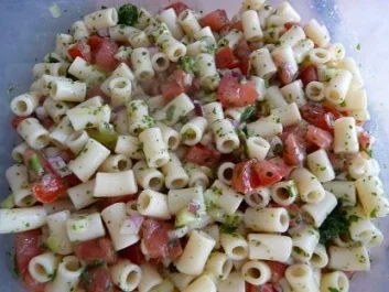 Sommerlicher Nudelsalat - Rezept