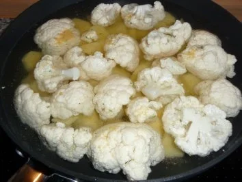 Blumenkohl - Kartoffeln in holländischer Sauce mit Schinken und Ei - Rezept - Bild Nr. 5