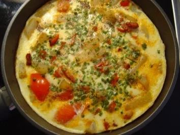 Kohlrabipfanne mit Ei... - Rezept