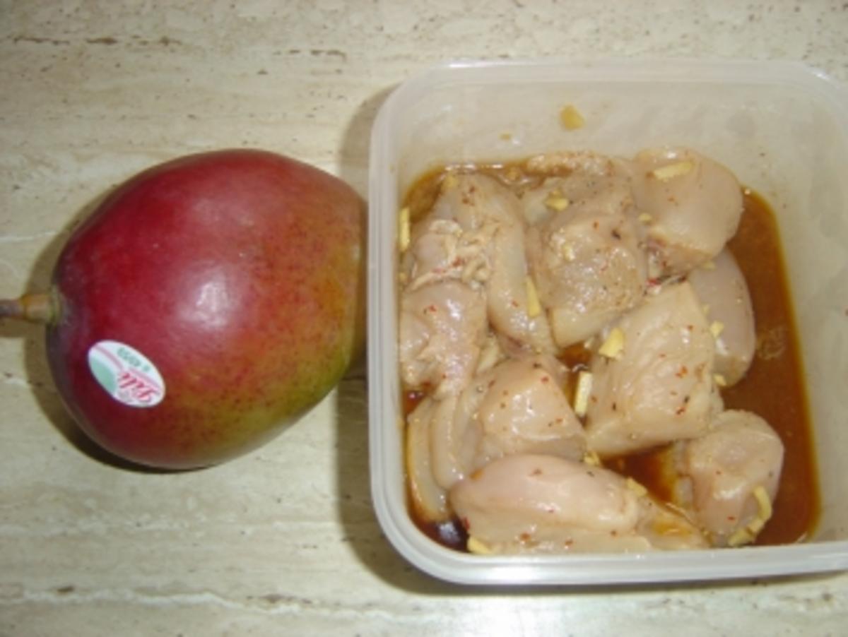 Hähnchensnack mit Mango - Rezept - Bild Nr. 3