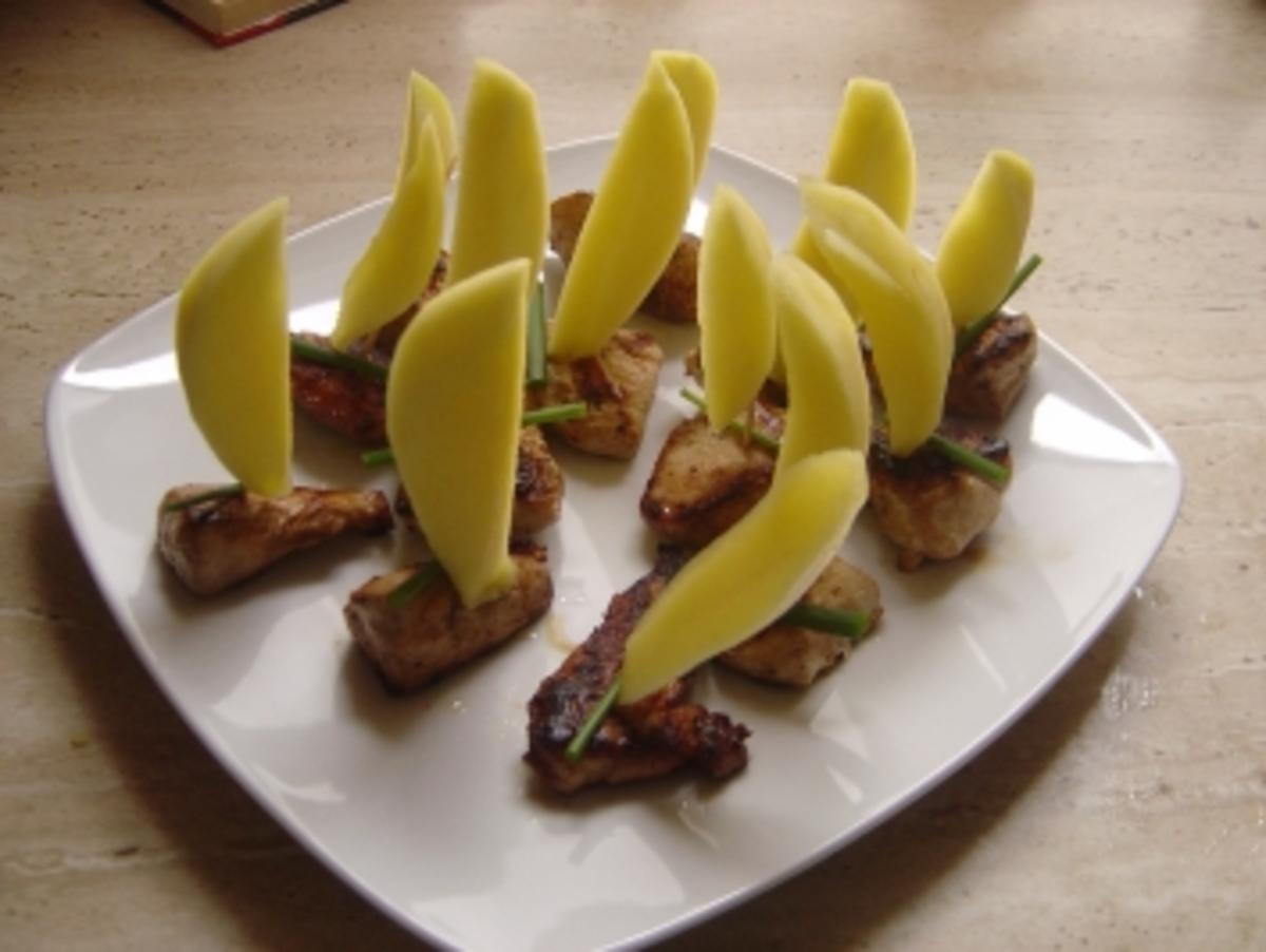 Hähnchensnack mit Mango - Rezept - Bild Nr. 5