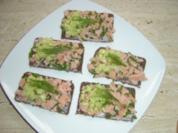 Lachstatar-Häppchen - Rezept