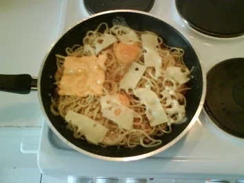 Nudeln: Bratnudeln mit Speck, Ei und Käse - Rezept - Bild Nr. 2