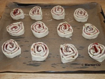 Pizzaschnecken mediterran - Rezept - Bild Nr. 6