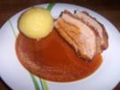 Krustenbraten mit Malzbiersoße - Rezept