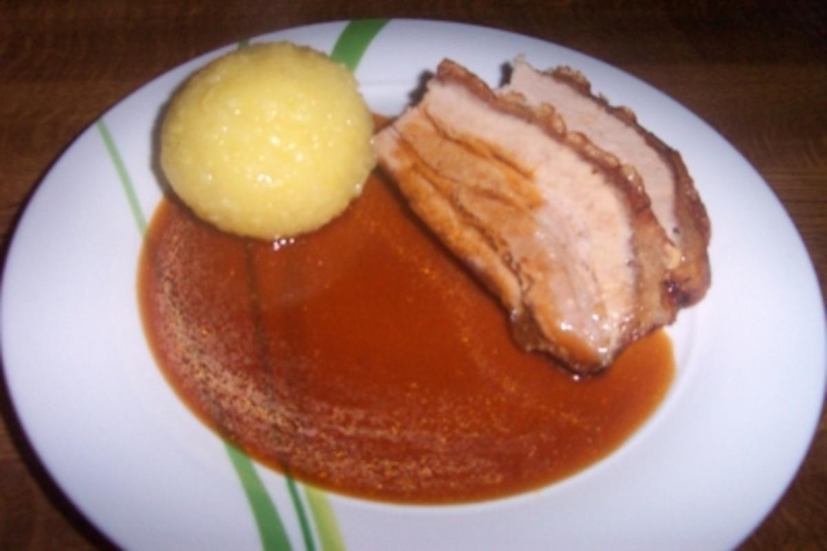 Bilder für Krustenbraten mit Malzbiersoße - Rezept