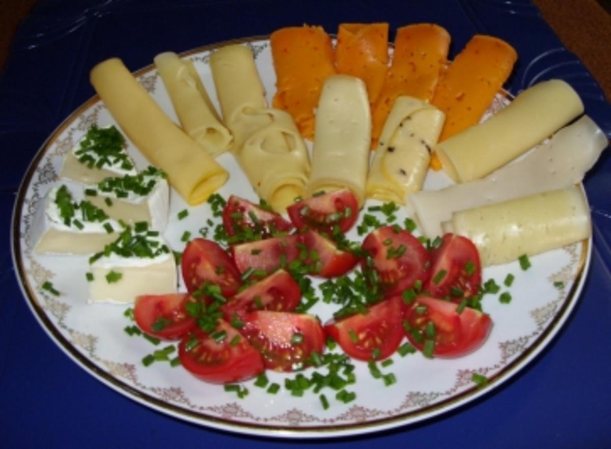 Käse-Brotzeitteller für laue Sommerabende - Rezept - Bild Nr. 2
