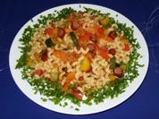 Leichte Gemüse-Nudel-Pfanne - Rezept