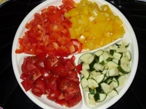 Rezept: Leichte Gemüse-Nudel-Pfanne Bild Nr. 5 Leichte Gemüse-Nudel-Pfanne - Rezept - Bild Nr. 5