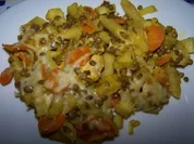 Linsen-Auflauf mit Sellerie - Rezept