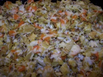 Linsen-Auflauf mit Sellerie - Rezept