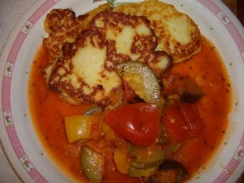 Pikante Quarkküchle mit Sommergemüse - Rezept