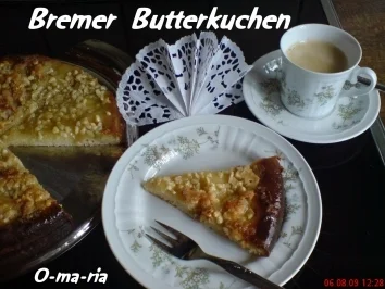 Rezept: Kuchen Bremer Butterkuchen Kuchen Bremer Butterkuchen - Rezept