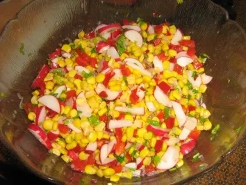 Bunter Maissalat - Rezept